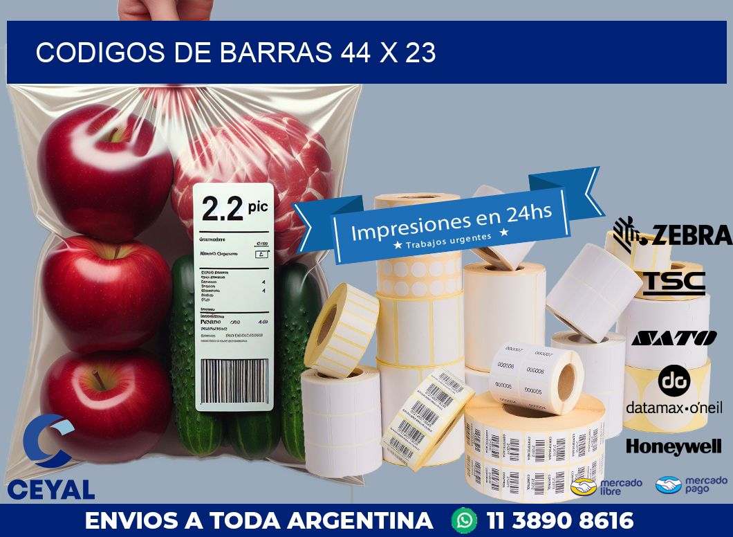 codigos de barras 44 x 23