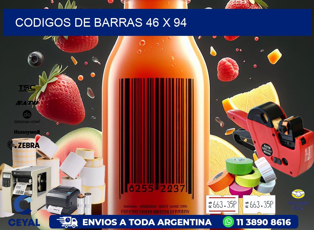 codigos de barras 46 x 94