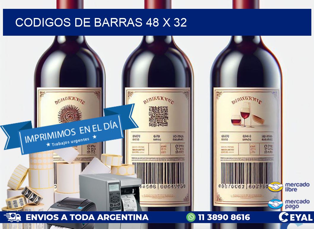 codigos de barras 48 x 32