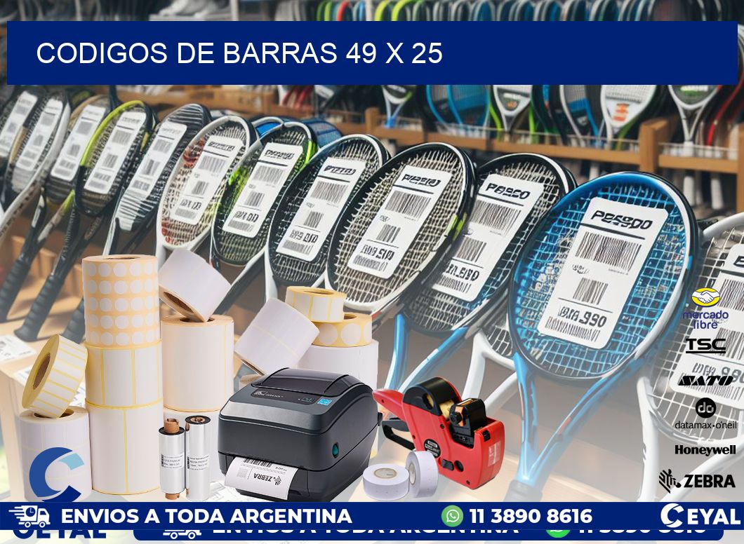 codigos de barras 49 x 25