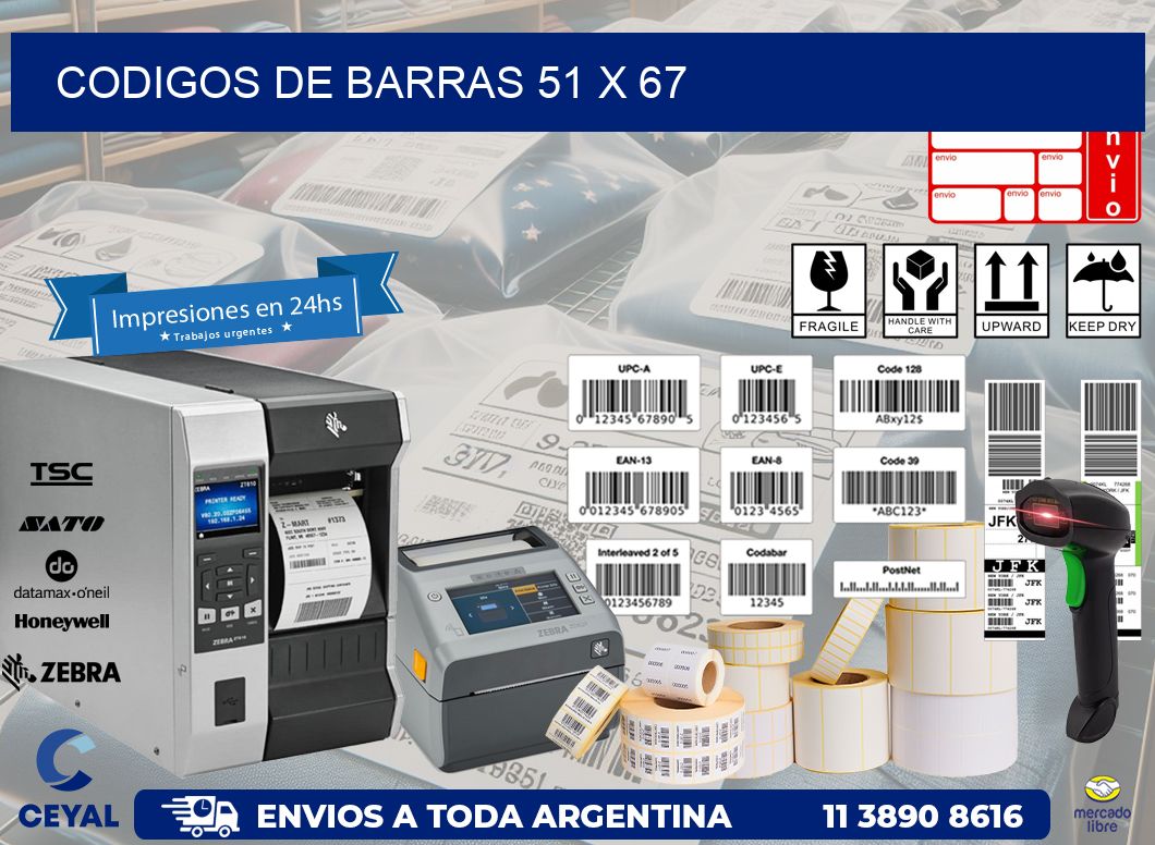 codigos de barras 51 x 67