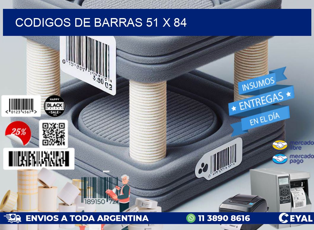 codigos de barras 51 x 84