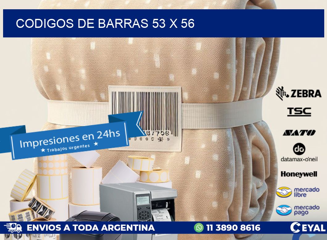 codigos de barras 53 x 56