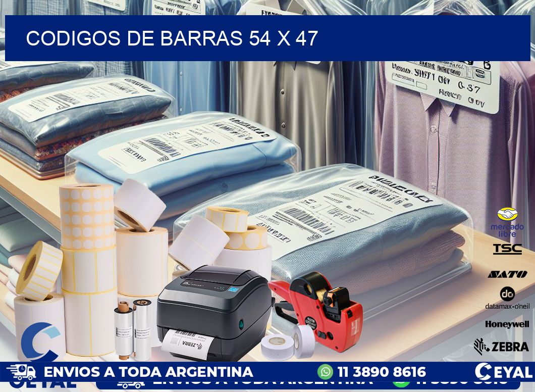 codigos de barras 54 x 47