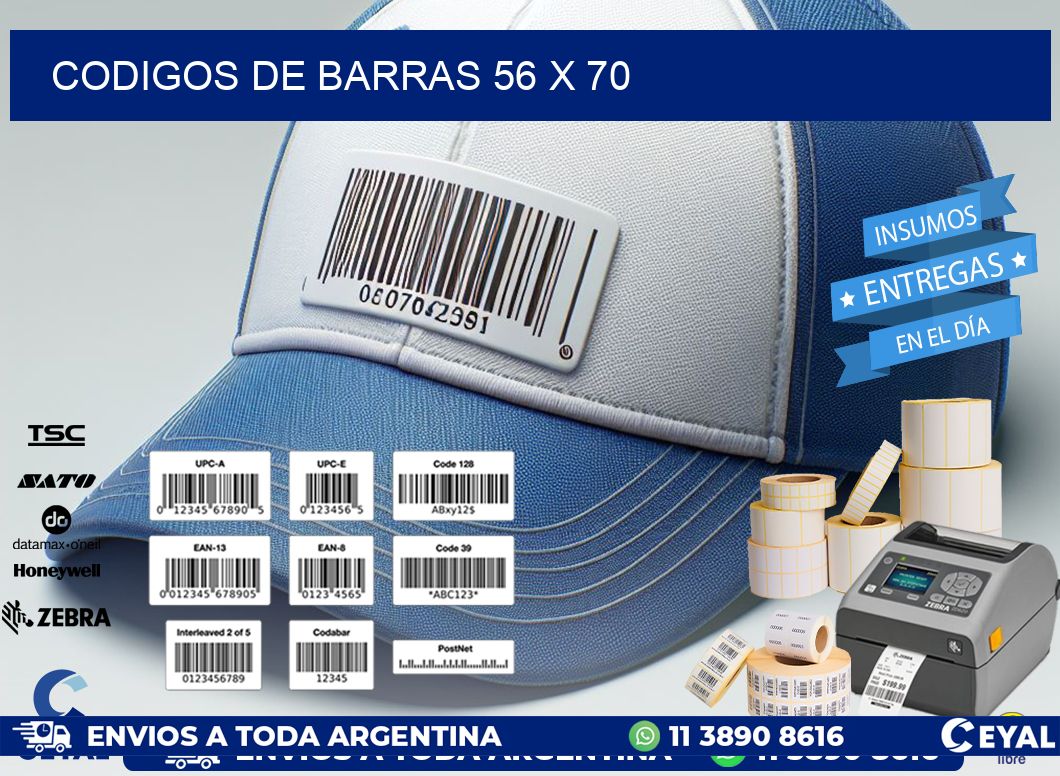 codigos de barras 56 x 70