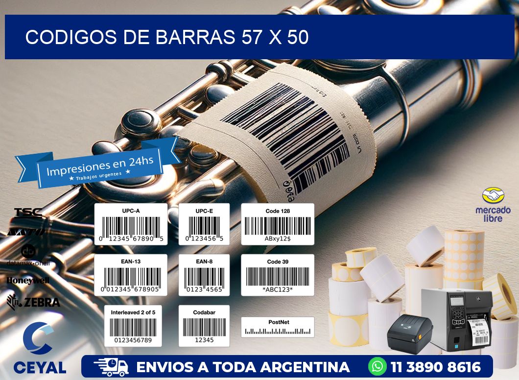 codigos de barras 57 x 50