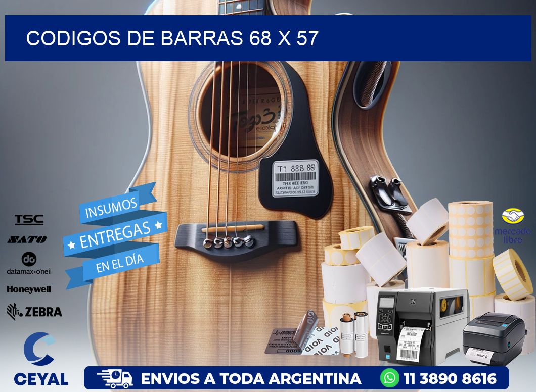 codigos de barras 68 x 57