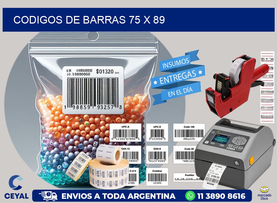 codigos de barras 75 x 89