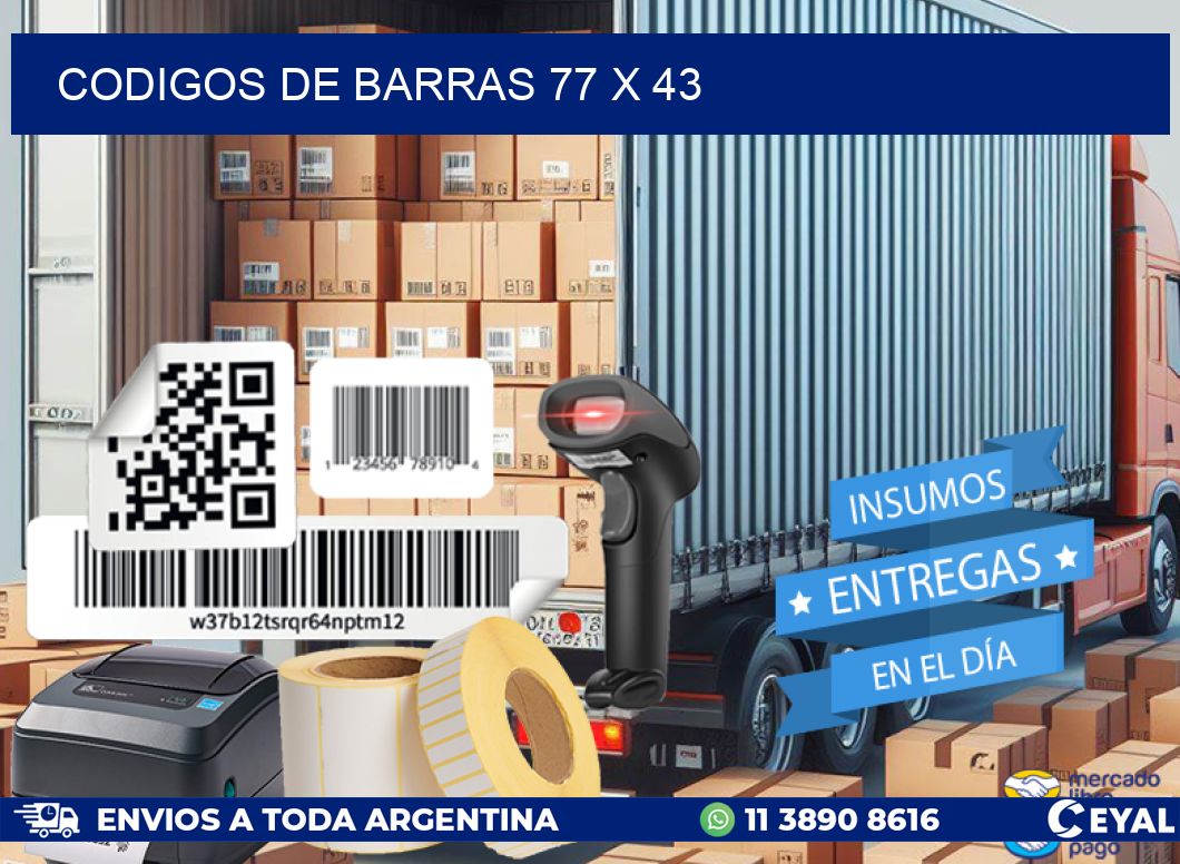 codigos de barras 77 x 43