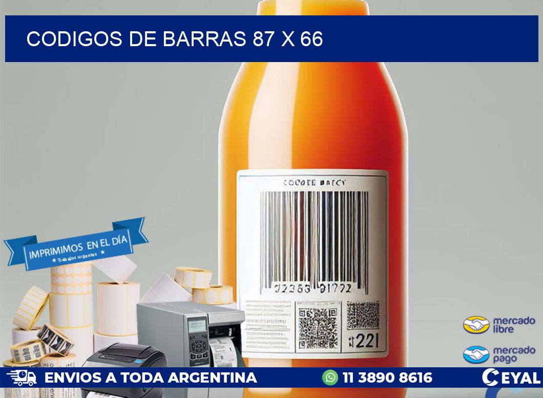 codigos de barras 87 x 66