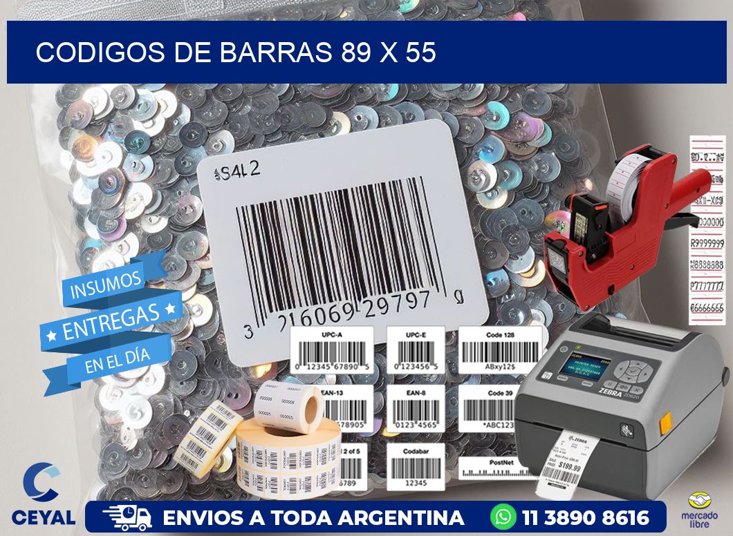 codigos de barras 89 x 55