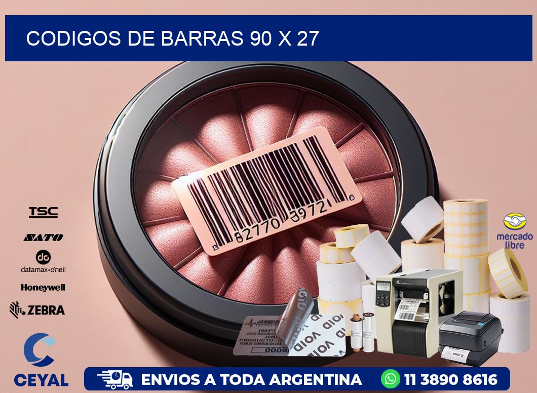 codigos de barras 90 x 27