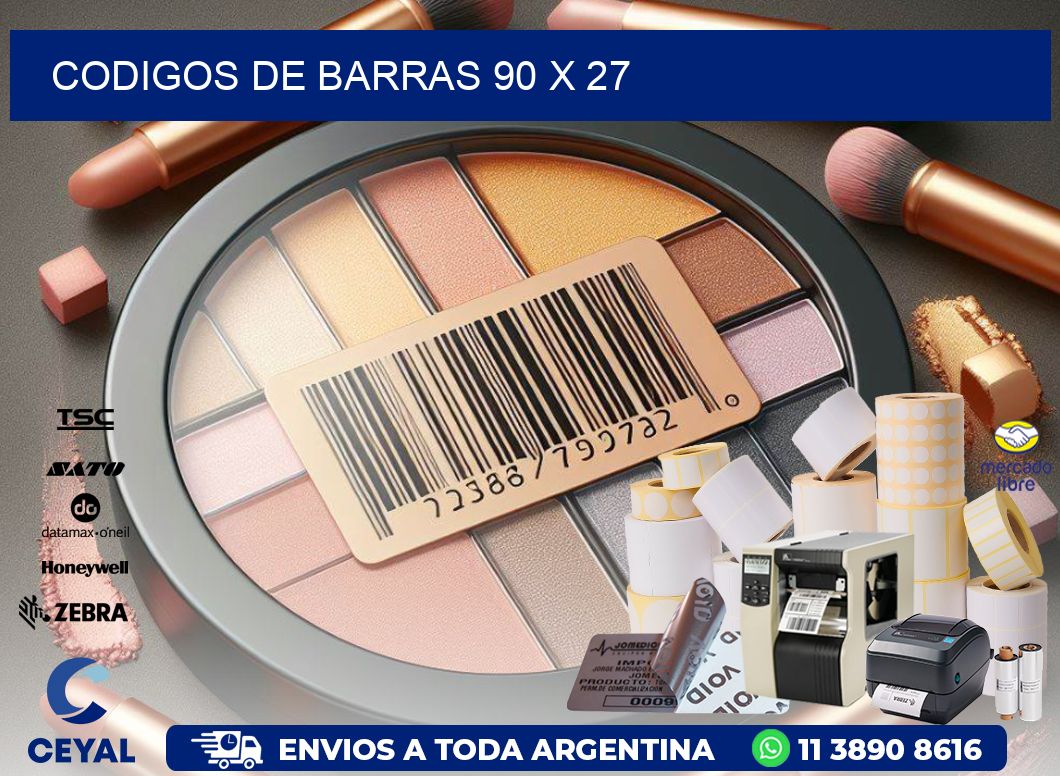 codigos de barras 90 x 27