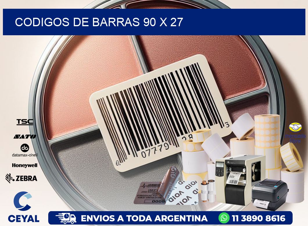 codigos de barras 90 x 27