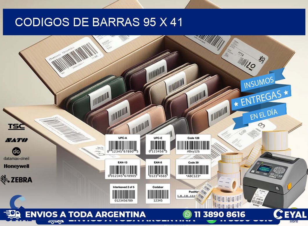 codigos de barras 95 x 41