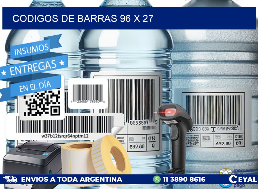 codigos de barras 96 x 27