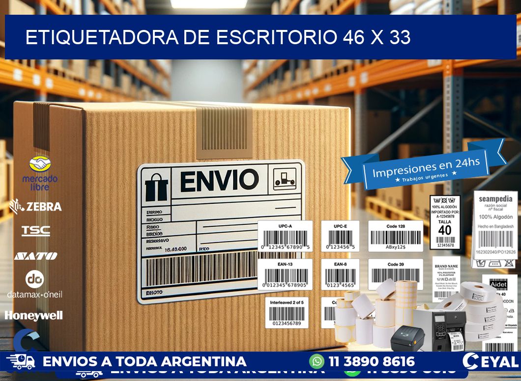 etiquetadora de escritorio 46 x 33