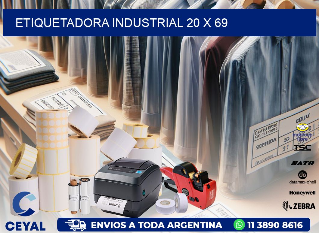 etiquetadora industrial 20 x 69