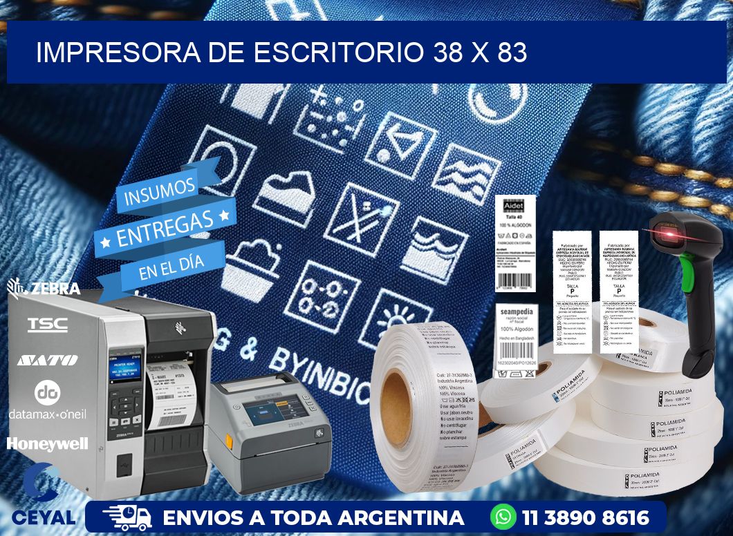 impresora de escritorio 38 x 83