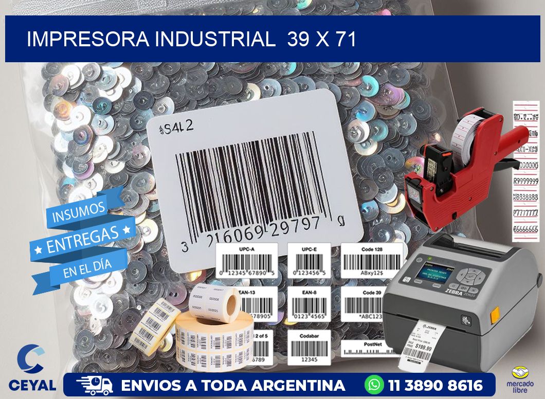 impresora industrial  39 x 71