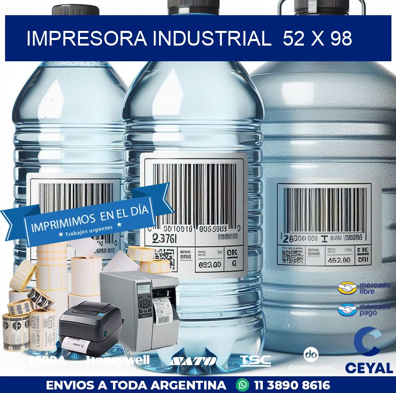 impresora industrial  52 x 98