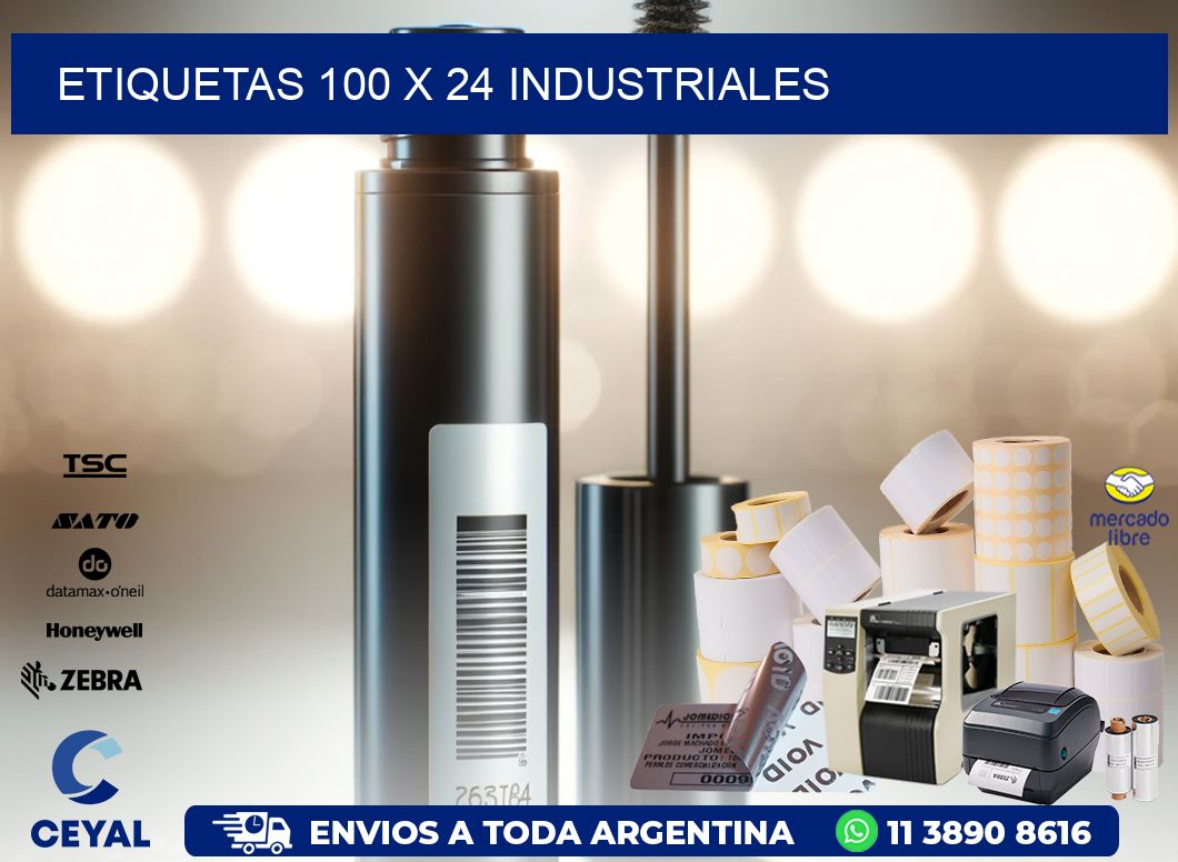 ETIQUETAS 100 x 24 INDUSTRIALES
