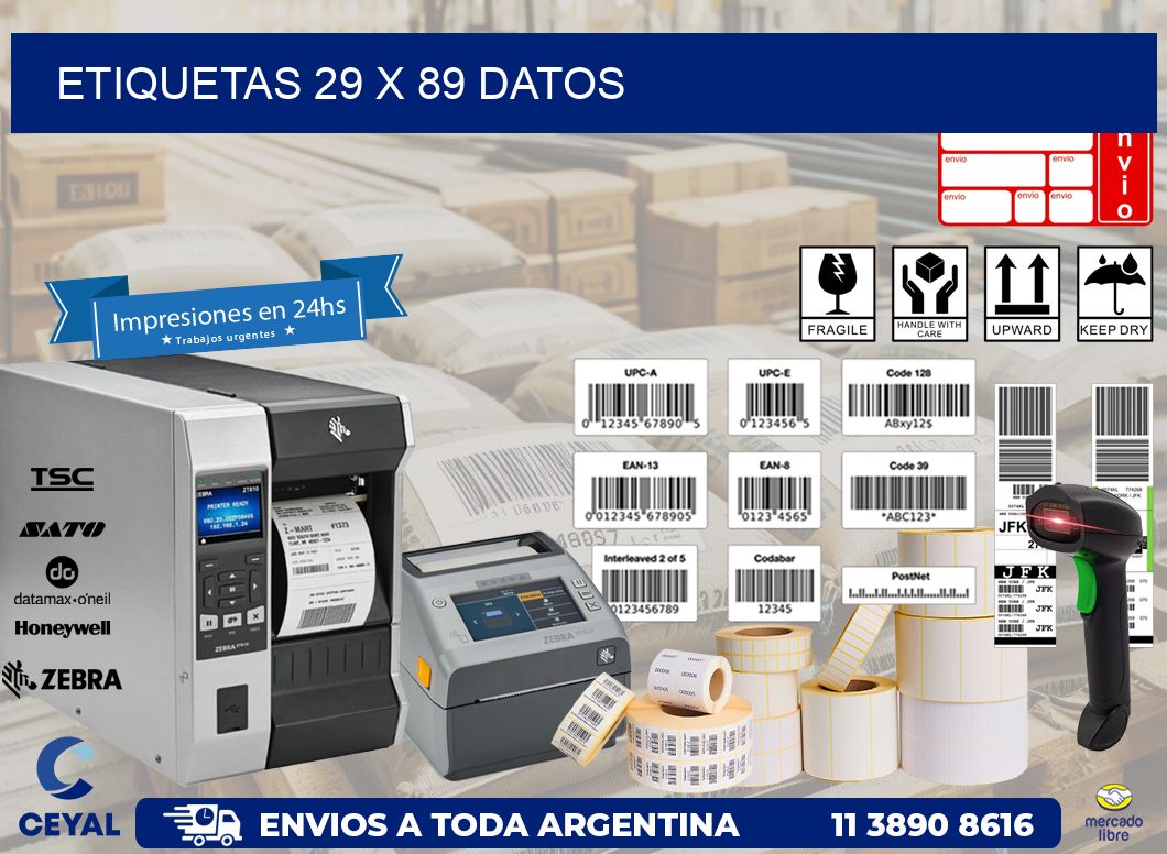 ETIQUETAS 29 x 89 DATOS