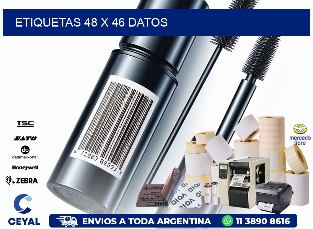 ETIQUETAS 48 x 46 DATOS