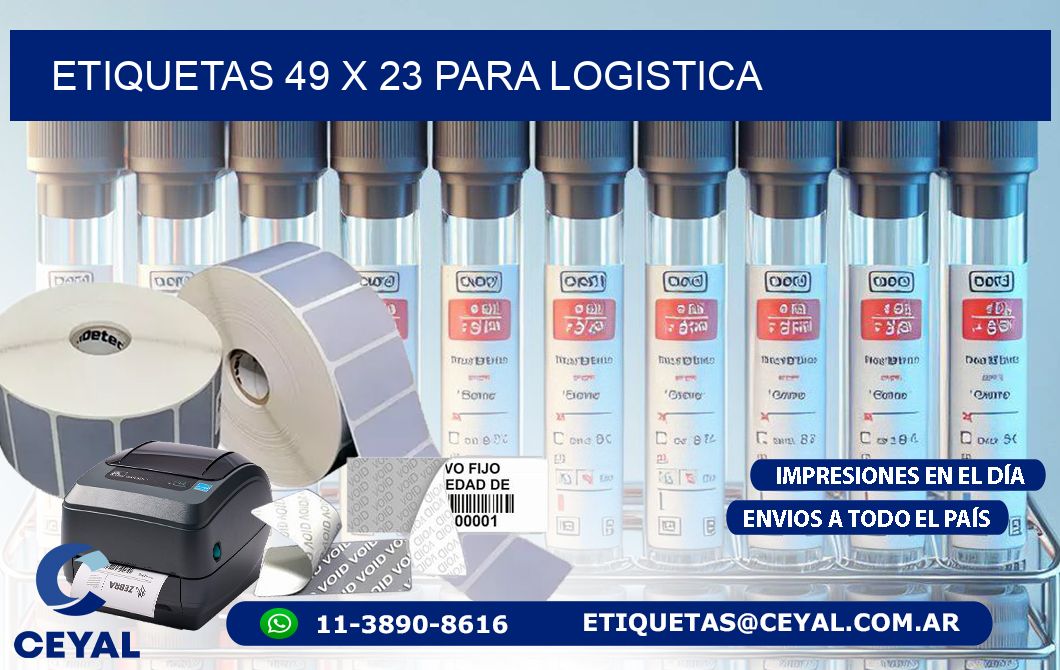 ETIQUETAS 49 x 23 PARA LOGISTICA