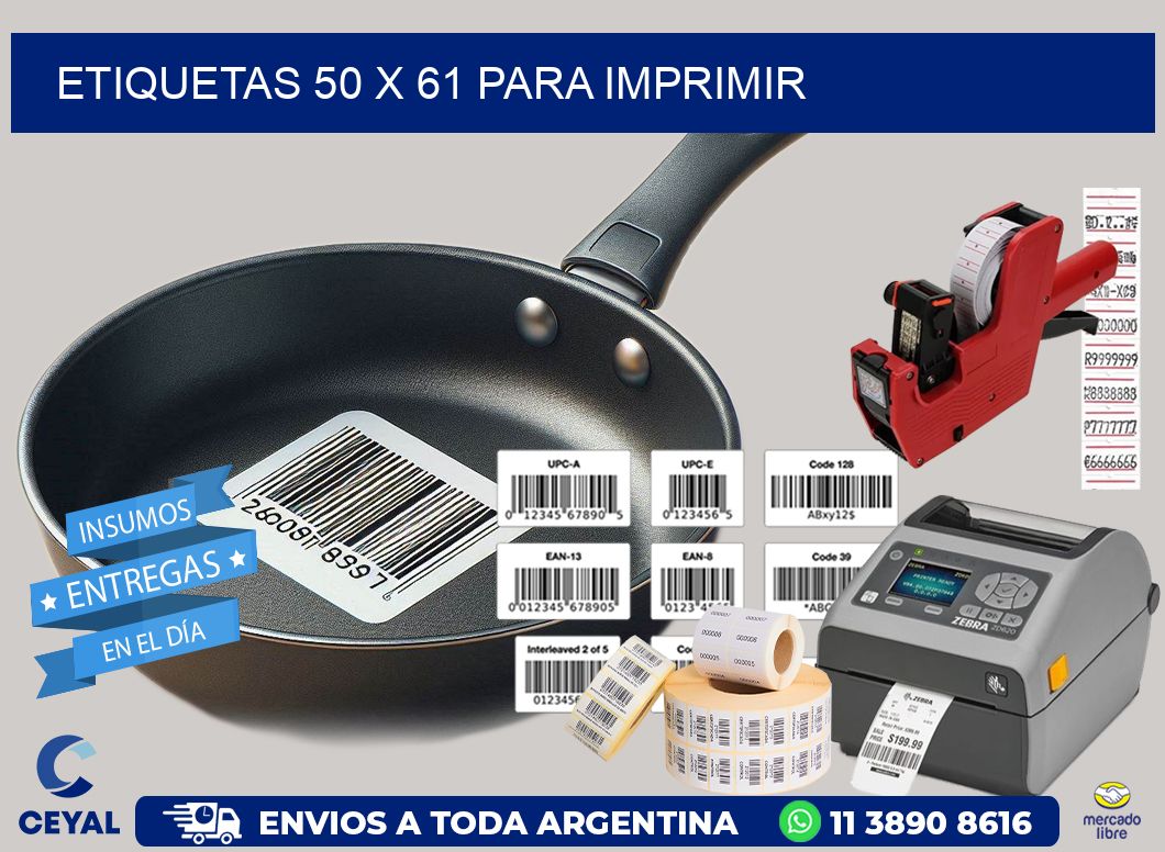 ETIQUETAS 50 x 61 PARA IMPRIMIR
