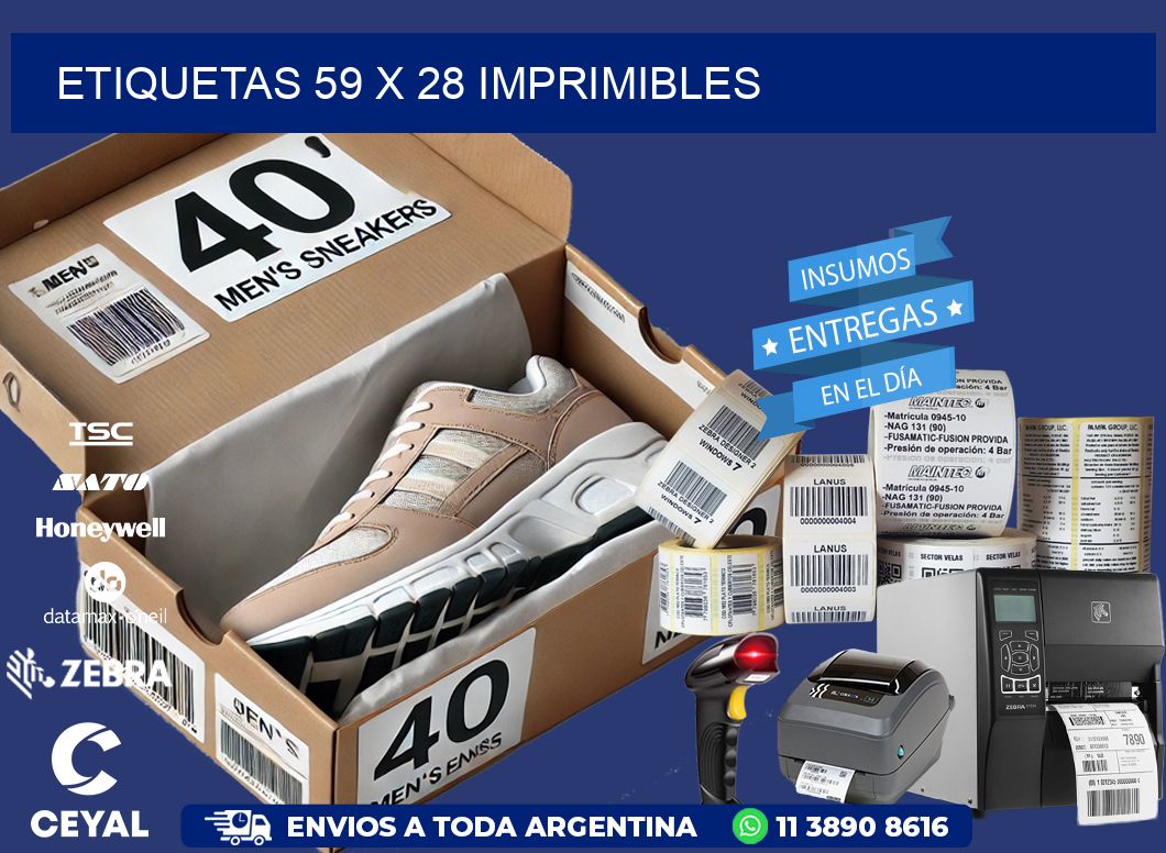 ETIQUETAS 59 x 28 IMPRIMIBLES