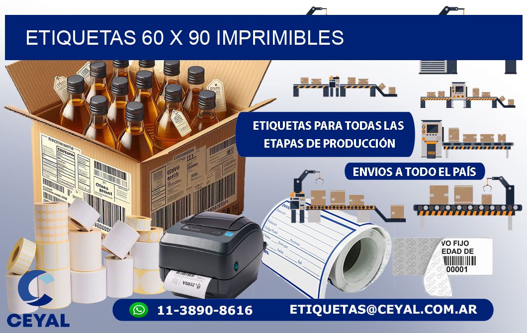 ETIQUETAS 60 x 90 IMPRIMIBLES