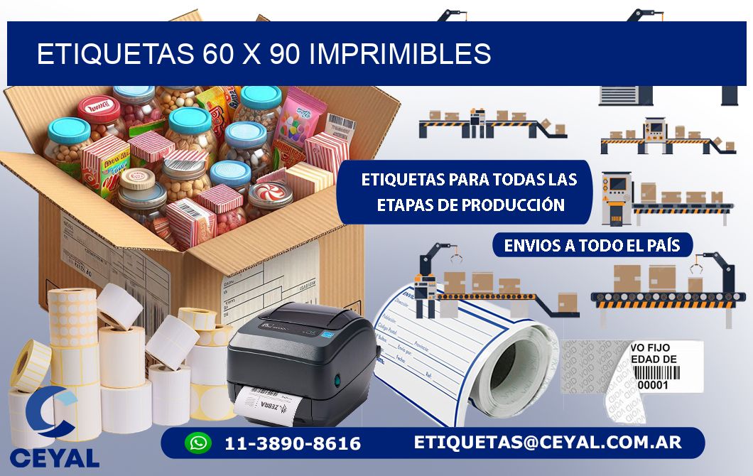 ETIQUETAS 60 x 90 IMPRIMIBLES
