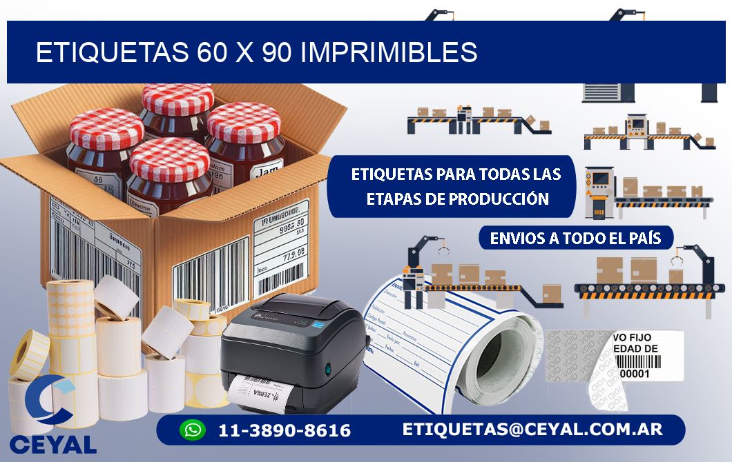 ETIQUETAS 60 x 90 IMPRIMIBLES