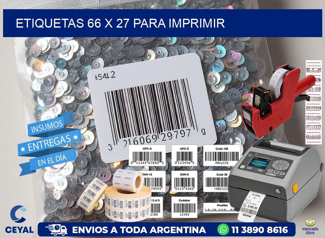 ETIQUETAS 66 x 27 PARA IMPRIMIR