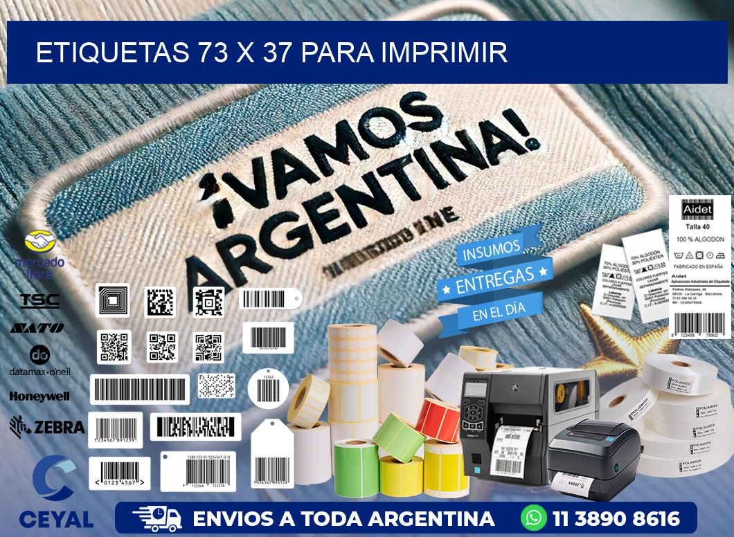 ETIQUETAS 73 x 37 PARA IMPRIMIR
