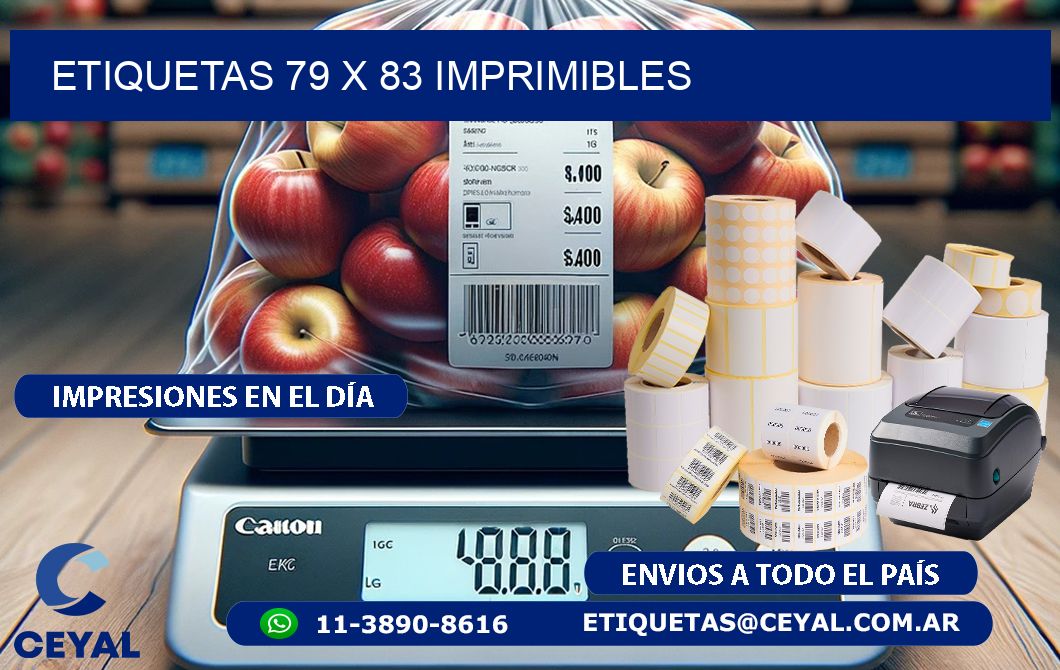 ETIQUETAS 79 x 83 IMPRIMIBLES