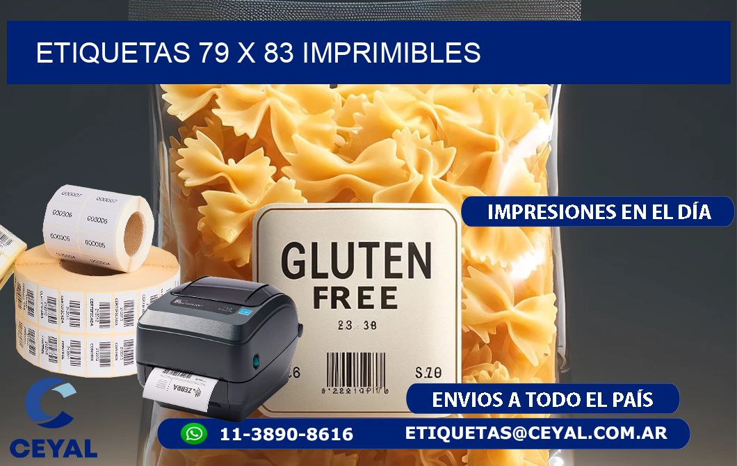 ETIQUETAS 79 x 83 IMPRIMIBLES