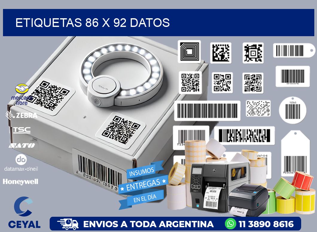 ETIQUETAS 86 x 92 DATOS
