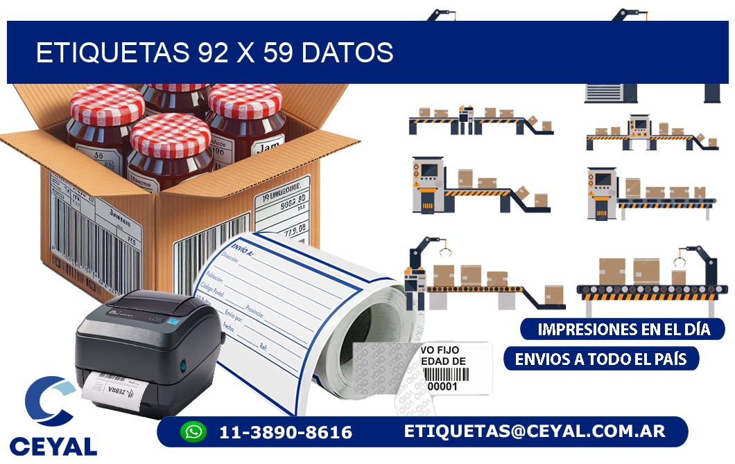 ETIQUETAS 92 x 59 DATOS