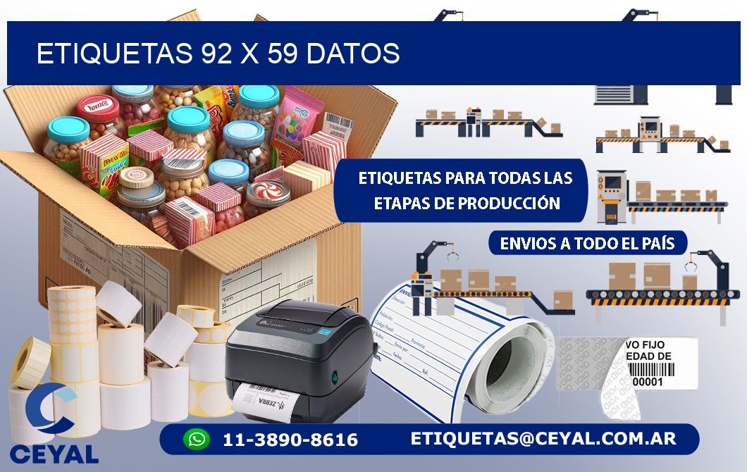 ETIQUETAS 92 x 59 DATOS