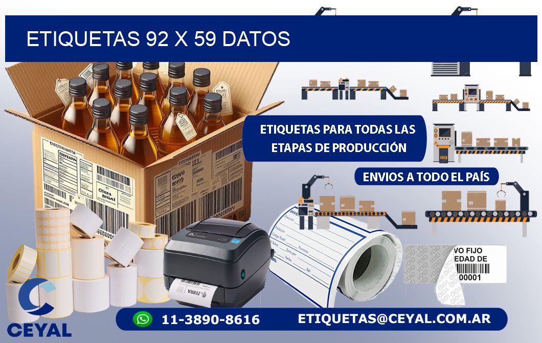 ETIQUETAS 92 x 59 DATOS