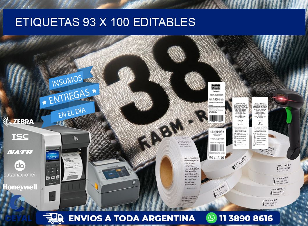 ETIQUETAS 93 x 100 EDITABLES
