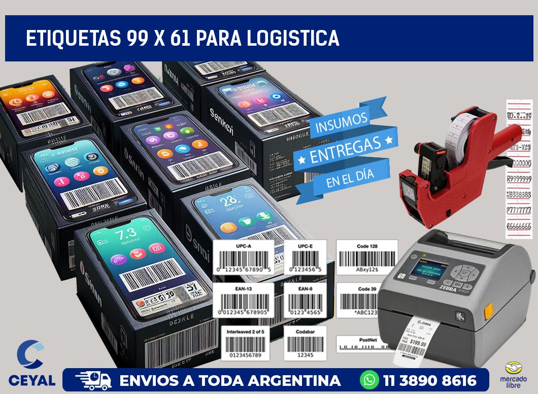 ETIQUETAS 99 x 61 PARA LOGISTICA