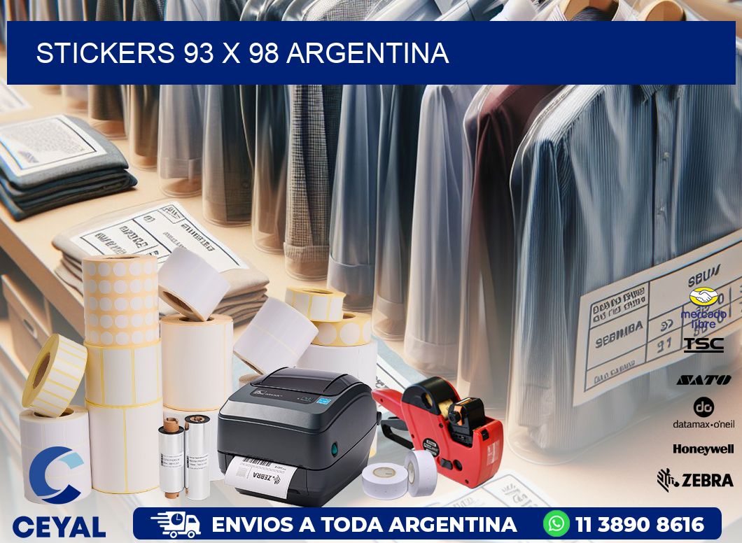 STICKERS 93 x 98 ARGENTINA