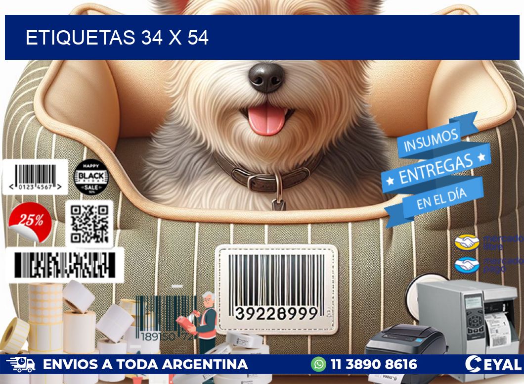 etiquetas 34 x 54
