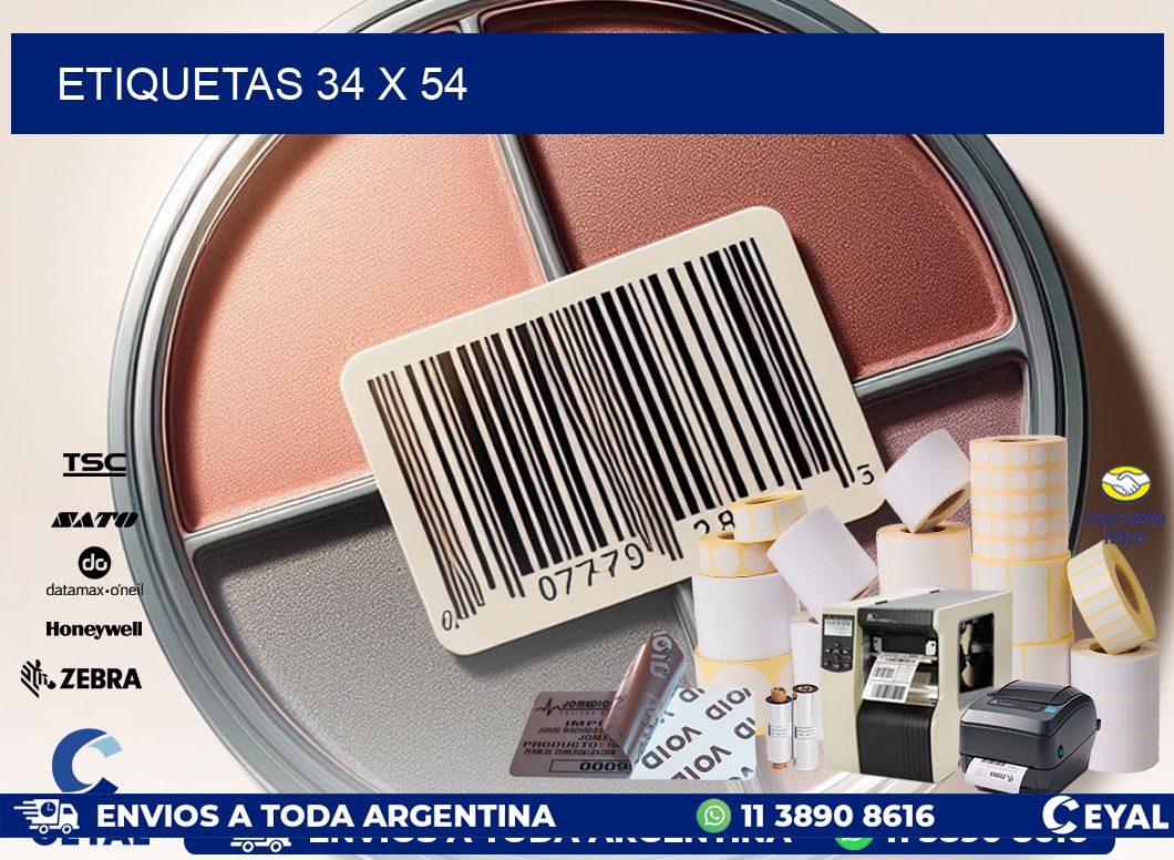 etiquetas 34 x 54