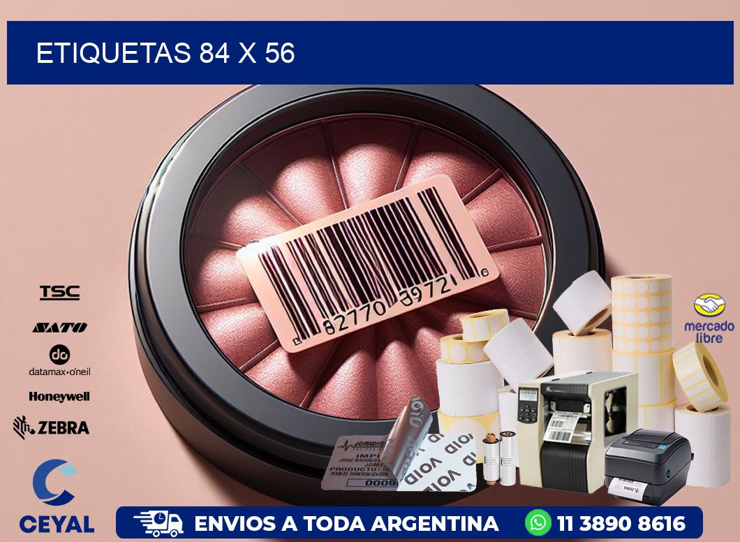 etiquetas 84 x 56