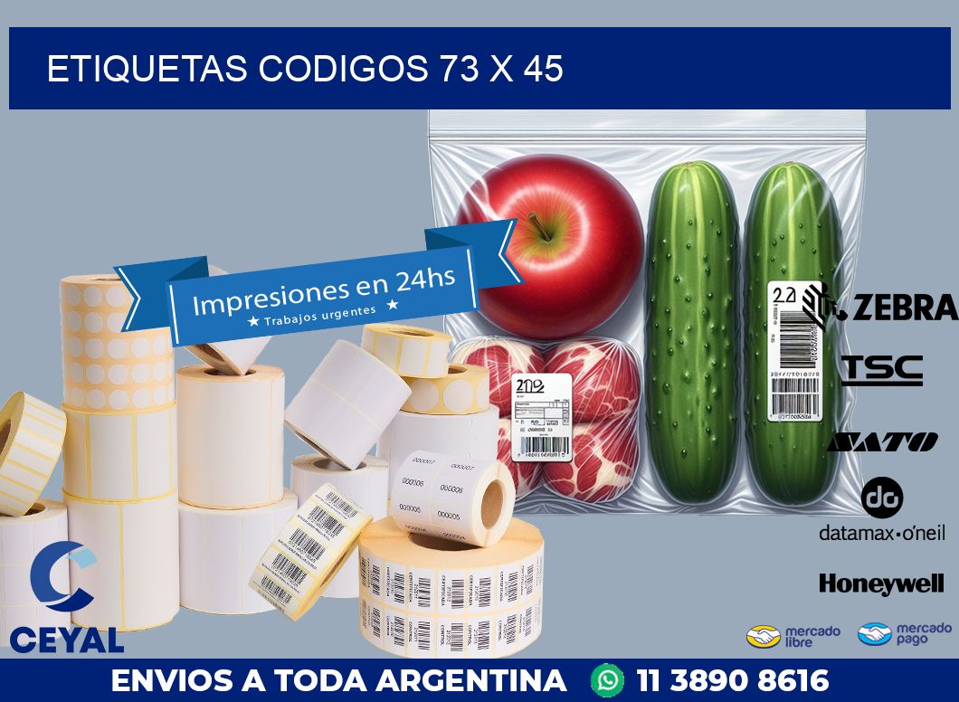 etiquetas codigos 73 x 45