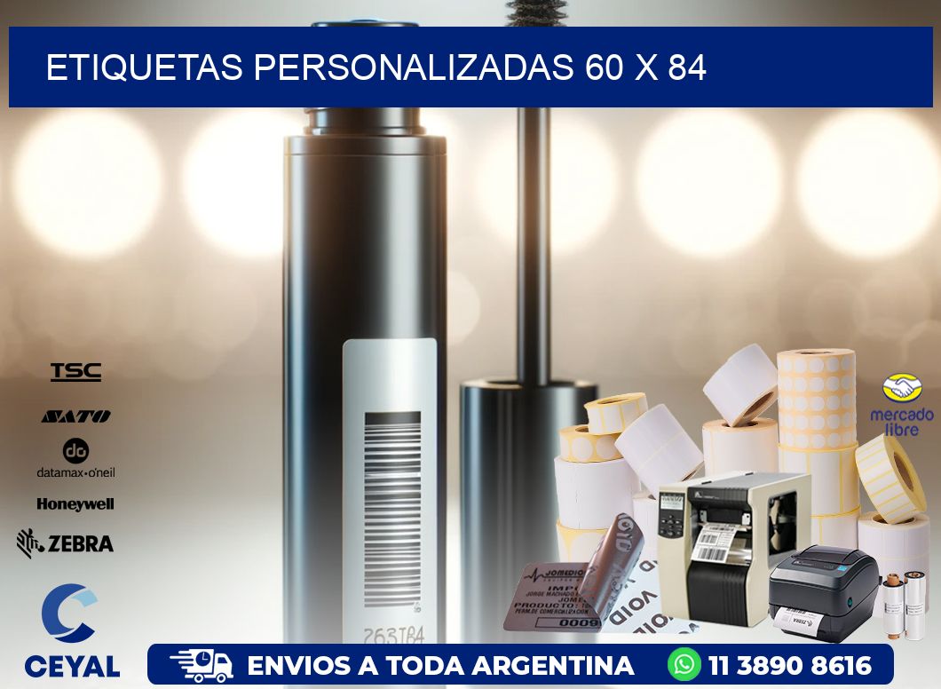 etiquetas personalizadas 60 x 84
